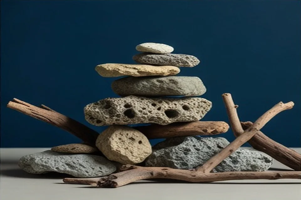 Ilustración editorial: Rocas y raíces: construir un paisaje estable y seguro